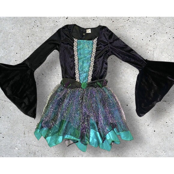 Spirit Halloween Enchanted Witch Costume Girls Medium Size 8-10 - Picture 1 of 7